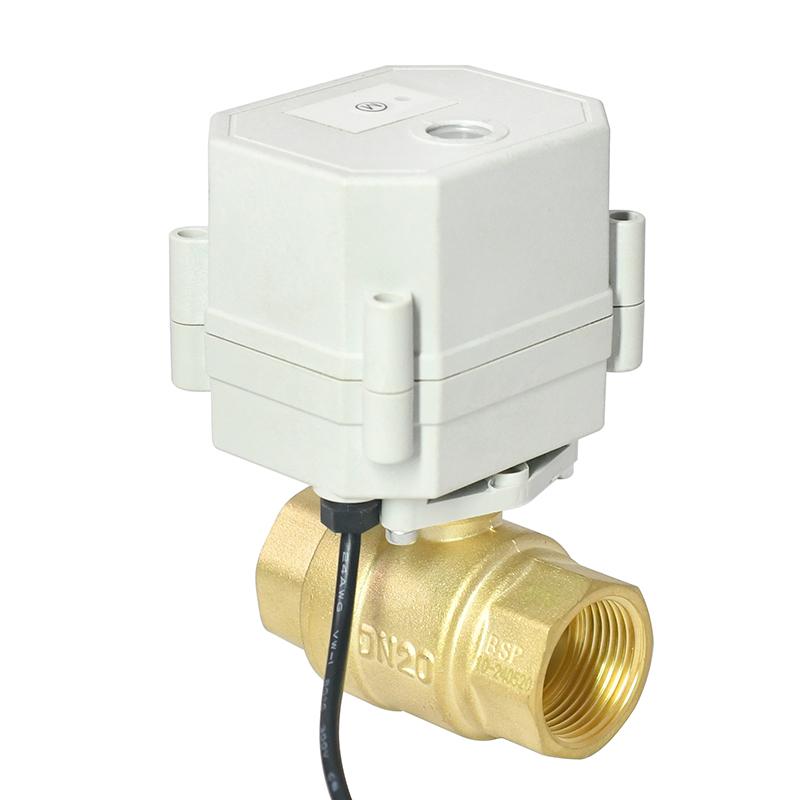 A20系列-DN20黄铜两通 Wi-Fi 电动阀