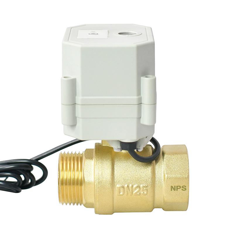 A20系列-DN25黄铜两通 Wi-Fi 电动阀