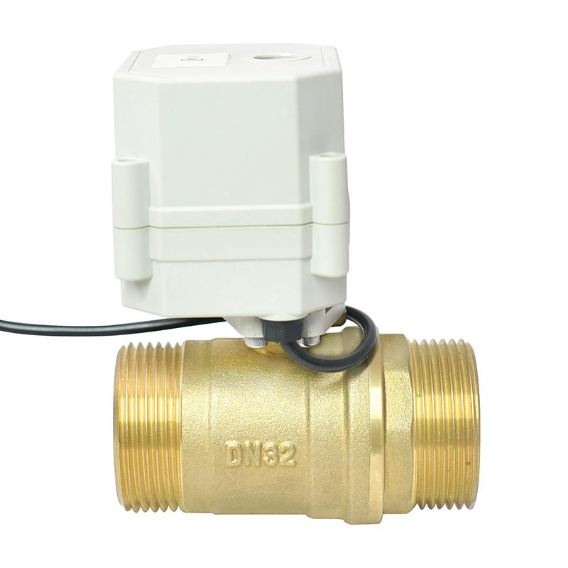 A20系列-DN32黄铜两通外丝 Wi-Fi 电动阀